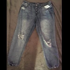 high rise skinny jeans